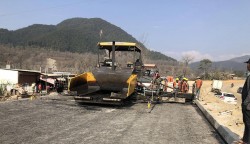 मुग्लिन-पोखरा सडक विस्तारमा तीव्रता